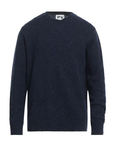 President's Man Sweater Navy Blue Size Xl Wool