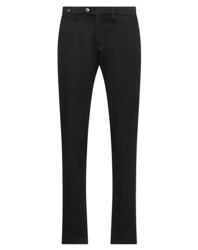 Filetto Man Pants Black Size 28 Cotton, Elastane