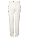 Brunello Cucinelli Man Pants Off White Size 36 Cotton In Off White
