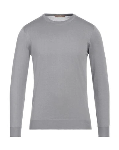 Cruciani Man Sweater Grey Size 44 Silk