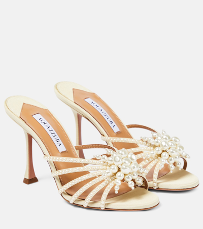 Aquazzura Verzierte Sandalen In Beige