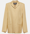 Jacquemus Beige Le Chouchou 'la Veste Caraco' Blazer In Beige