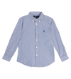 Polo Ralph Lauren Striped Cotton Poplin Shirt In Multicoloured