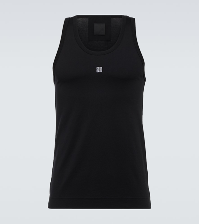 Givenchy Top Aus Baumwoll-jersey In Black