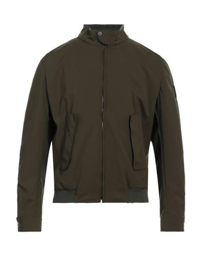 Sealup Man Jacket Military Green Size 40 Polyester In Green