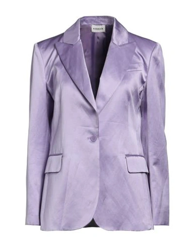 P.a.r.o.s.h P. A.r. O.s. H. Woman Blazer Lilac Size L Viscose, Linen, Cotton In Purple