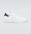 KITON STITCHED LEATHER trainers