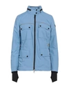 Peuterey X Vespa Woman Jacket Light Blue Size 6 Polyester, Polyamide, Elastane
