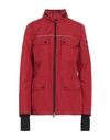 Peuterey X Vespa Woman Jacket Red Size 8 Polyester, Polyamide, Elastane