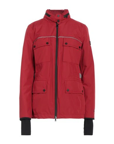 Peuterey X Vespa Woman Jacket Red Size 8 Polyester, Polyamide, Elastane