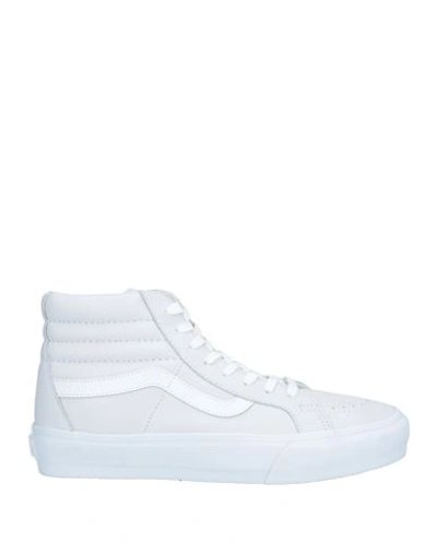 Vans Man Sneakers White Size 4 Soft Leather