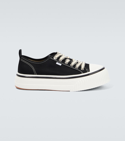 Ami Alexandre Mattiussi Sneakers Ami 1980 Aus Canvas In Black