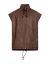 Ferragamo Man Jacket Brown Size 40 Calfskin In Brown