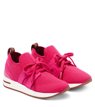 Loro Piana Kids' 360 Flexy Walk Sneakers In Pink