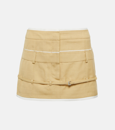 JACQUEMUS LA MINI JUPE CARACO MINISKIRT