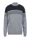 Alpha Studio Light Blue Viscose Sweater In Blue