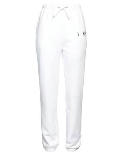 Iro Woman Pants White Size L Cotton