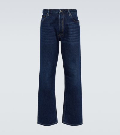 Prada Mid-rise Straight Jeans In Blue