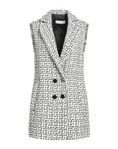 Caractere Caractère Woman Coat White Size 8 Polyacrylic, Wool, Viscose, Polyamide