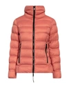 Dekker Woman Down Jacket Salmon Pink Size 10 Polyamide In Pink