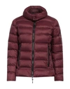 Dekker Woman Down Jacket Garnet Size 10 Polyamide In Red