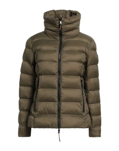 Dekker Woman Down Jacket Military Green Size 12 Polyamide