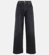 Agolde Low Slung Baggy Jeans In Black