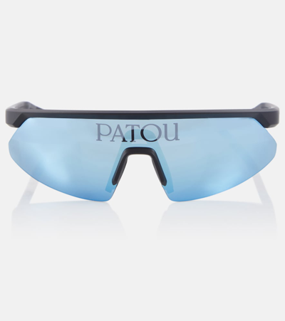 Patou X Bollé Shield Sunglasses In Black