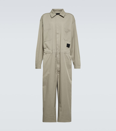 Givenchy Cargo Jumpsuit In Stone Grey