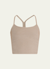Beyond Yoga Space Dye Crop Tank In Birch Heather