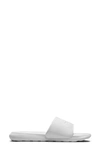 Nike Victori Slide Sandal In White/ White/ White