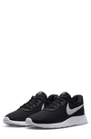 Nike Tanjun Flyease Shoe In Black/ White/ Volt/ Black