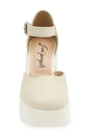 Free People Gwen Mary Jane Platform Pump In Moonlight