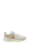 Nike Women's Tanjun Easyon Shoes In Phantom/ Gold/ Sail/ Volt