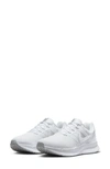 Nike Run Swift 3 Running Shoe In White/ Silver/ Pure Platinum