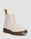 Dr. Martens' Damen 2976 Virginia Leder Chelsea Stiefel In Creme