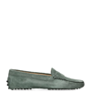 TOD'S TOD'S SUEDE GOMMINI PENNY LOAFERS
