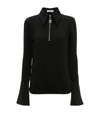 JW ANDERSON JW ANDERSON QUARTER-ZIP COLLARED SHIRT