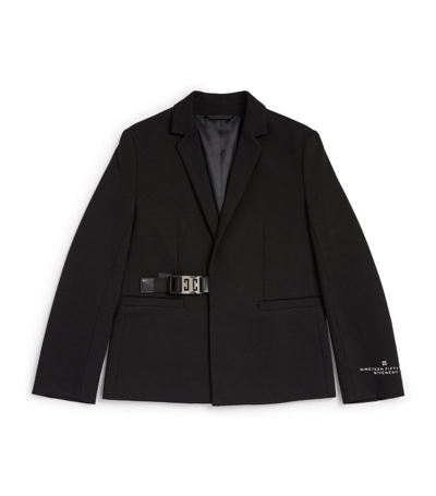 Givenchy Kids' 4g-buckle Blazer (8-12 Years) In Black