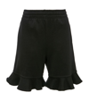 JW ANDERSON JW ANDERSON COTTON RUFFLED SHORTS