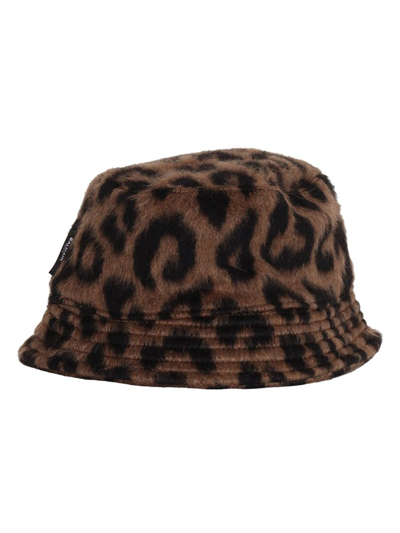 Balmain Kids' Leopard-pattern Bucket Hat In Multi