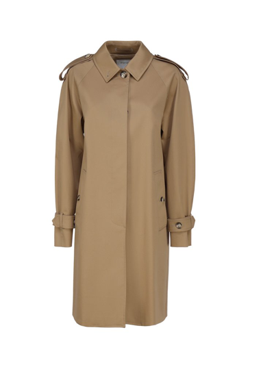 Sportmax Max Mara Buttoned Long In Brown