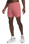 Nike Dri-fit Stride 7-inch Brief-lined Running Shorts In Adobe/ Red Stardust