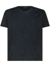 Etro Paisley Print Cotton Jersey T-shirt In Red