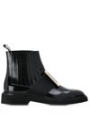 ROGER VIVIER VIV RANGER LEATHER BOOTS