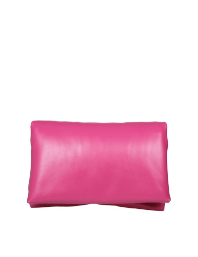 Marni Prisma Foldover Top Shoulder Bag In Pink