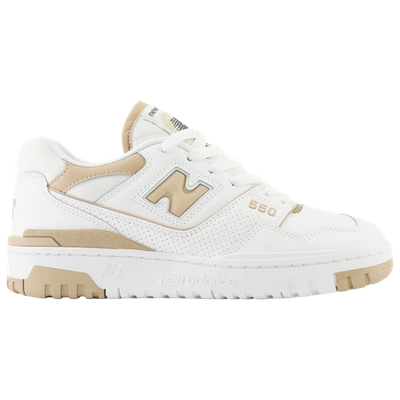 New Balance Womens  550 In White/tan