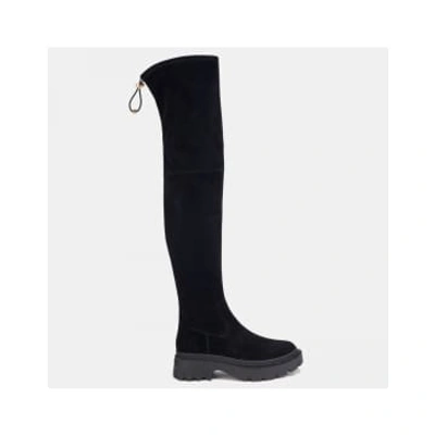 Coach Black Jolie Suede Over The Knee Boots