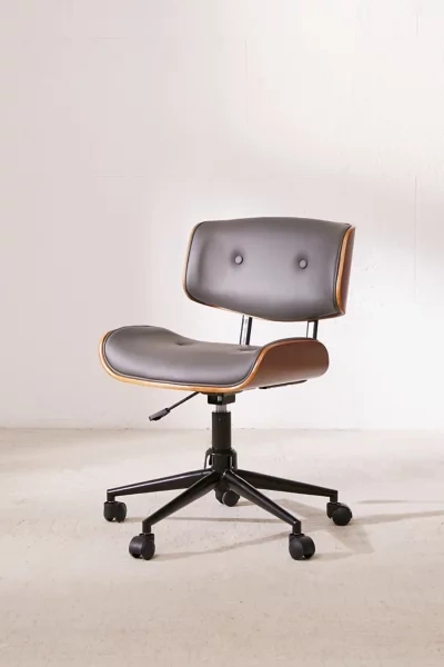 Urban Outfitters Lombardi Adjustable Desk Chair In Grey