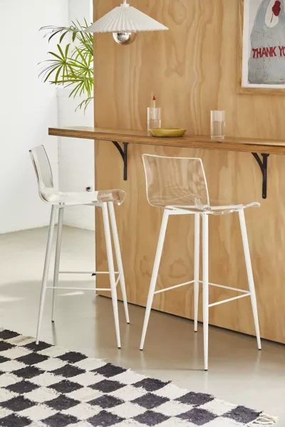 Urban Outfitters Zion Acrylic Bar Stool - Set Of 2